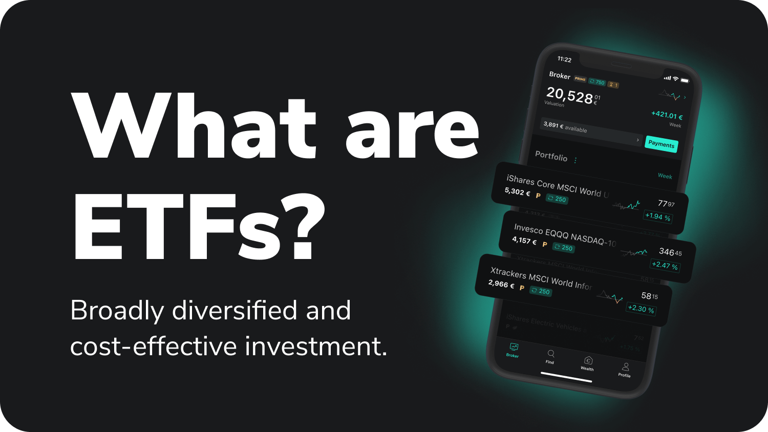 What are ETFs? Broadly diversified and cost-effective investment