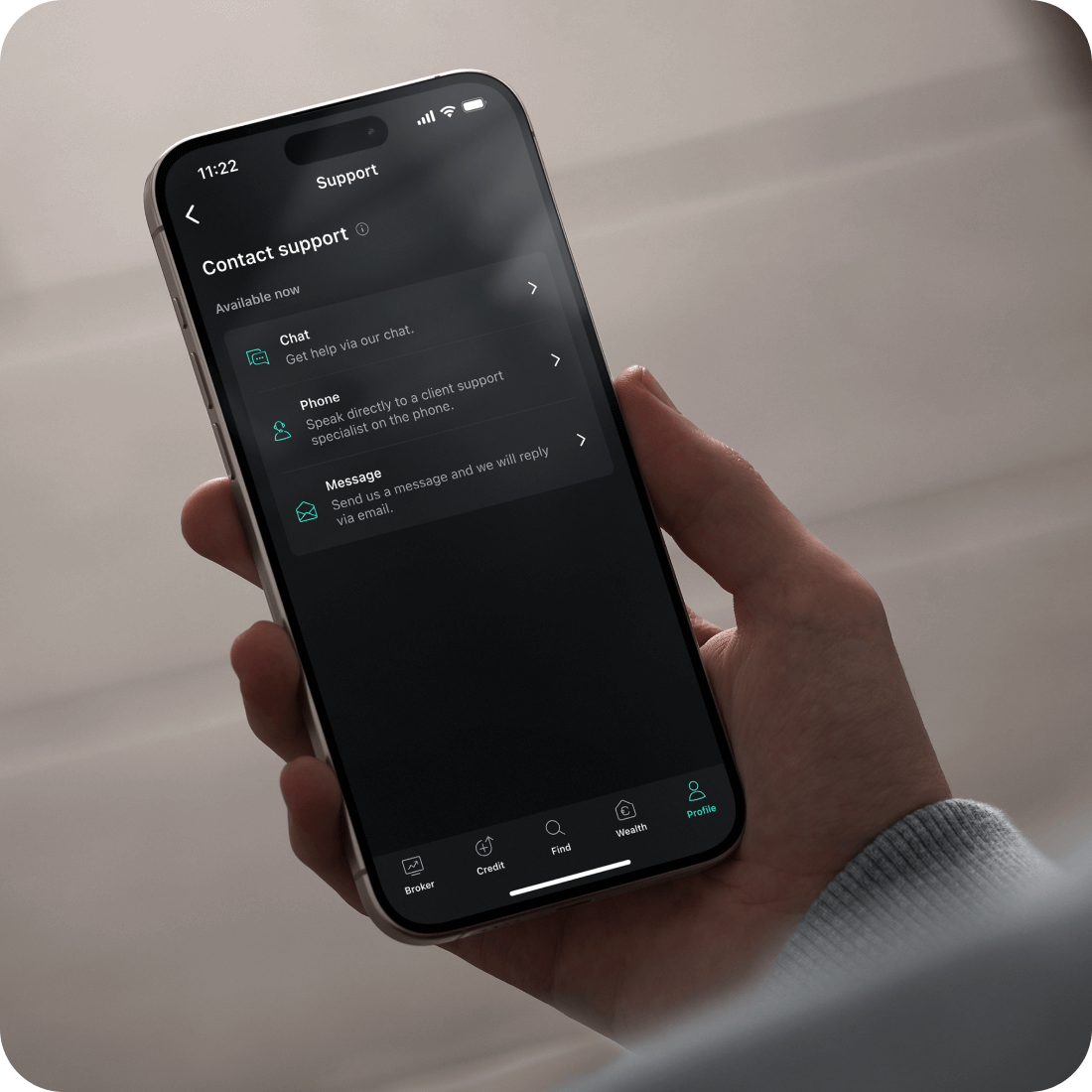 Support Asset LP header