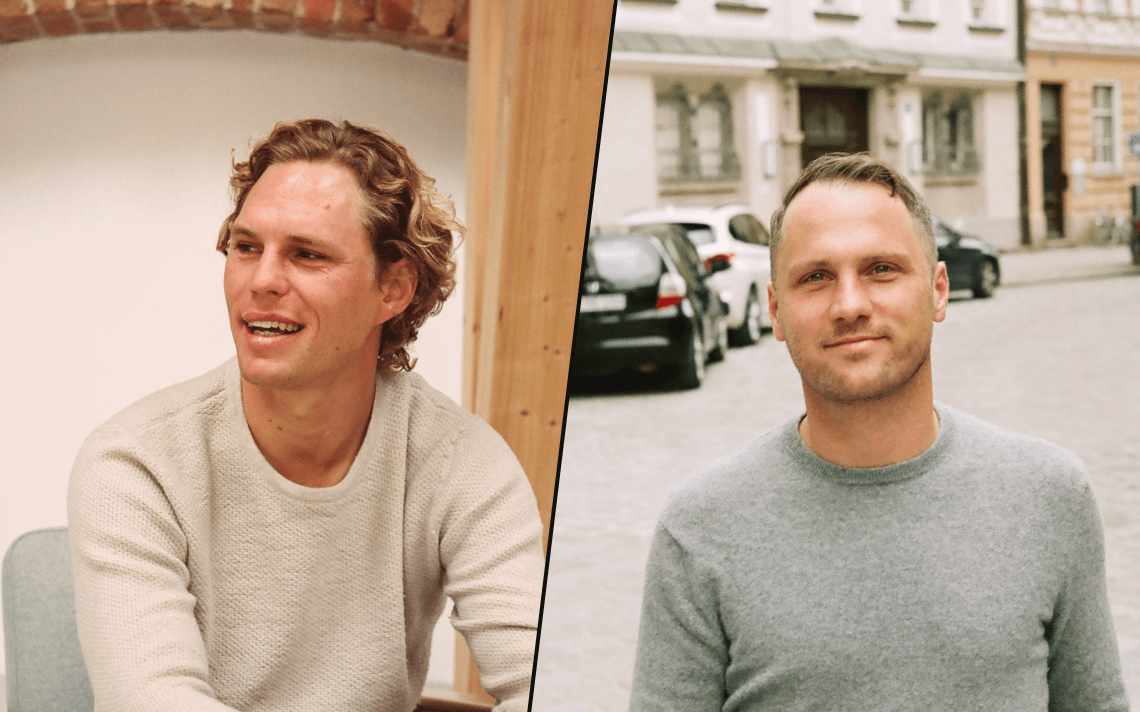 Die Gründer von Scalable Capital: Erik Podzuweit und Florian Prucker